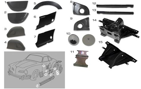 volkswagen sheet metal parts|karmann ghia sheet metal panels.